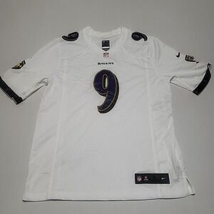Baltimore Ravens Justin Tucker #9 Nike On Field Mens Jersey L White